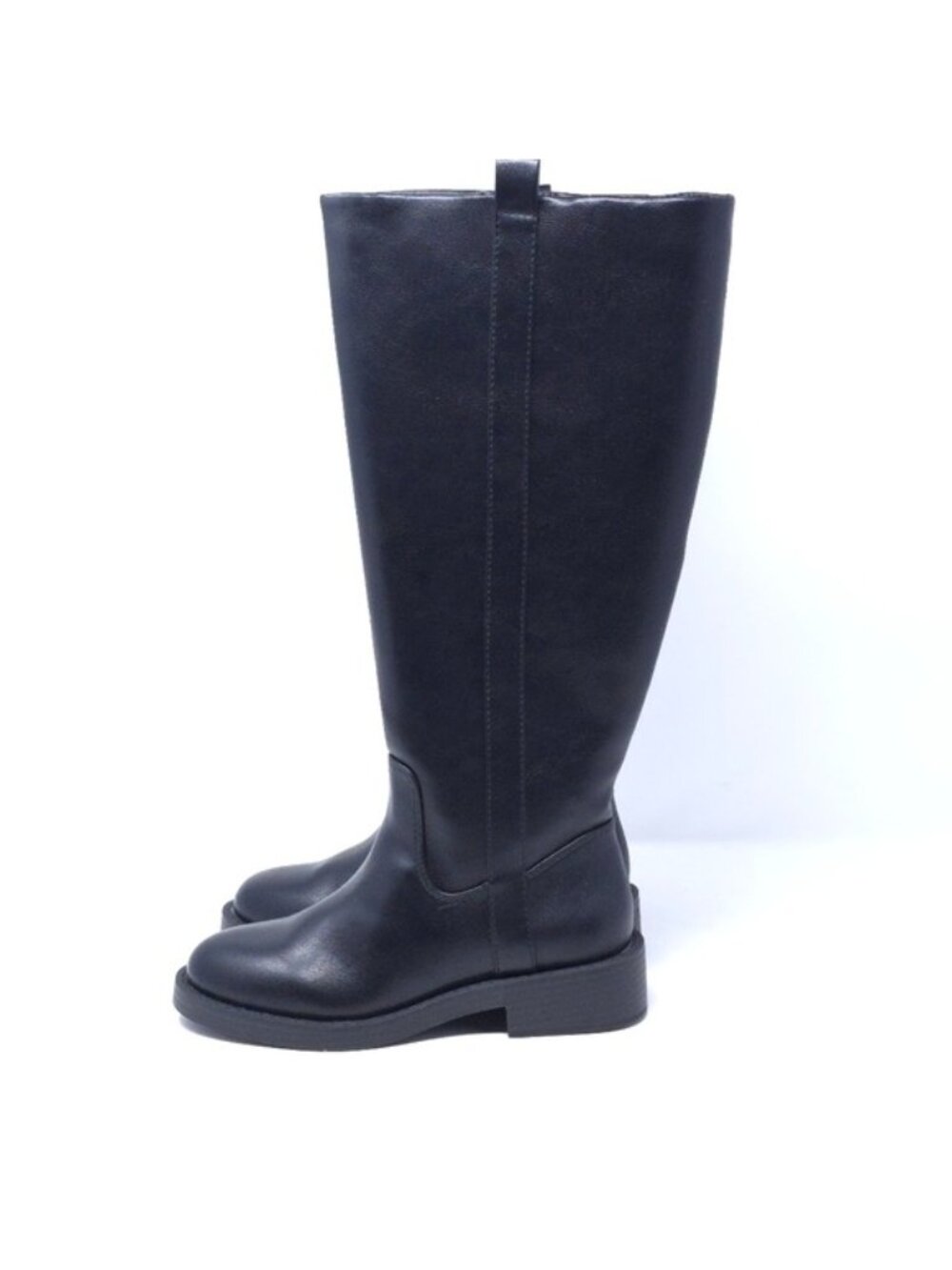 DV Dolce Vita Pennie Wide Calf Knee High Boots Black Faux Leather 5.5W - Picture 5 of 10